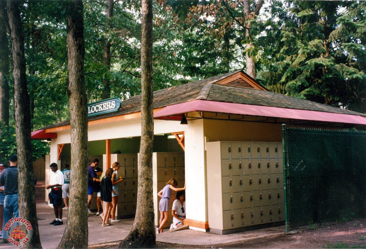 Front Gate Lockers At Six Flags Great Adventure